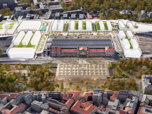Praha souhlasí se zastřešením části kolejiště hlavního nádraží. Na platformě by mohly stát domy
