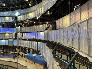 Budova divadla Spirála se víc než po dvaceti letech dočkala opravy. První představení tam lidé uvidí na podzim