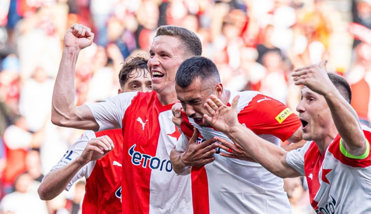 Fotbalisté Slavie vyhráli nad Ostravou 5:0