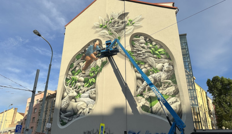 Nový ChemiSův mural upozorňuje na problémy astmatiků. V Česku jich je sedm set tisíc