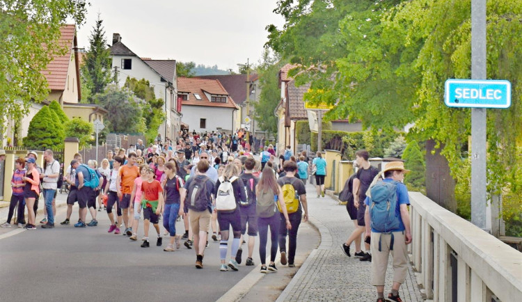 Loňský ročník pochodu Praha - Prčice
