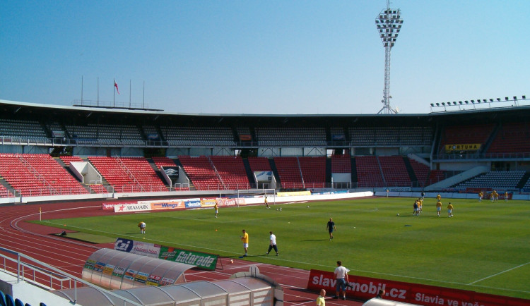 Stadion Evžena Rošického.