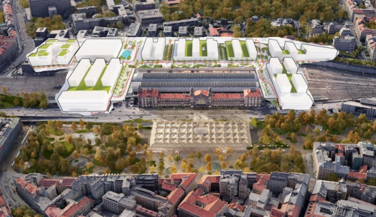Radní Prahy schválili pořízení změny plánu k zastřešení hlavního nádraží