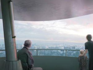 VIZUALIZACE: Podívejte se, jak bude vypadat rozhledna s restaurací v Malešickém parku