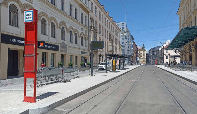 Tramvaje se na Masaryčku vrátí o deset dní dřív. V centru města ale začíná další výluka