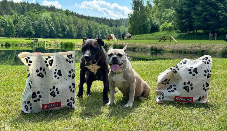 Otevření Purina psího hřiště v Českém Rudolci v Jihočeském kraji