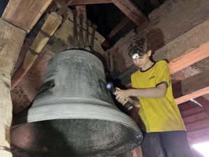 Bruno Bezděk je Liborkovo kamarád a sám je nadšený zvoník