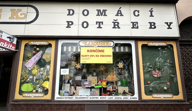 Železářství Rousek v Nuslích po 139 letech zavírá. Tržby klesly o polovinu