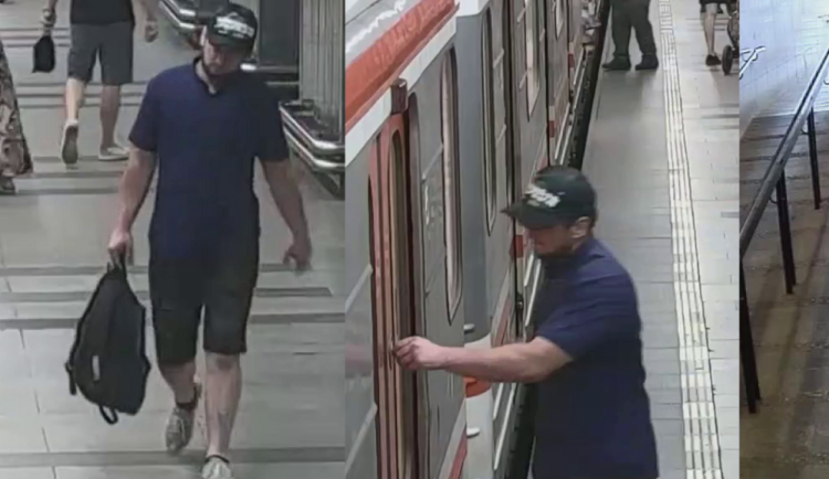 VIDEO: Muž si prostřihl kalhoty tak, aby mohl masturbovat v metru. Pátrá po něm policie
