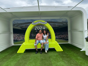 Malí vítězové Race to Wimbledon se podívali na slavný turnaj. Sledovali zápasy svých idolů