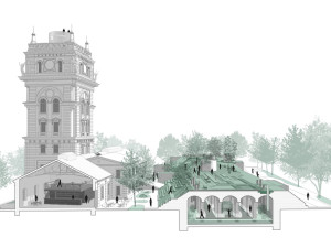 VIZUALIZACE: Z bývalé vodárny na Vinohradech Praha za víc než tři sta milionů vybuduje osvětové centrum