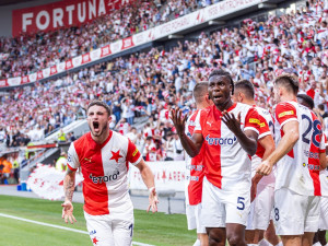 Slavia na úvod kvalifikace Ligy mistrů porazila Union 3:1, dva góly dal Chorý