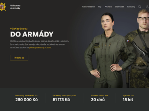 Ukázka staré verze webu