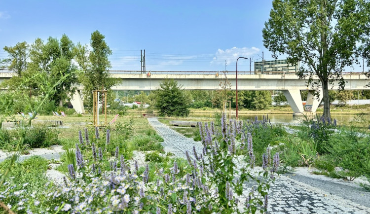 Z brownfieldu na břehu Vltavy místo pro odpočinek. Podívejte se, jak vypadala proměna Parku U Vody