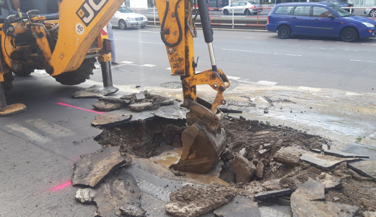 K havárii vodovodu došlo v Praze 4.