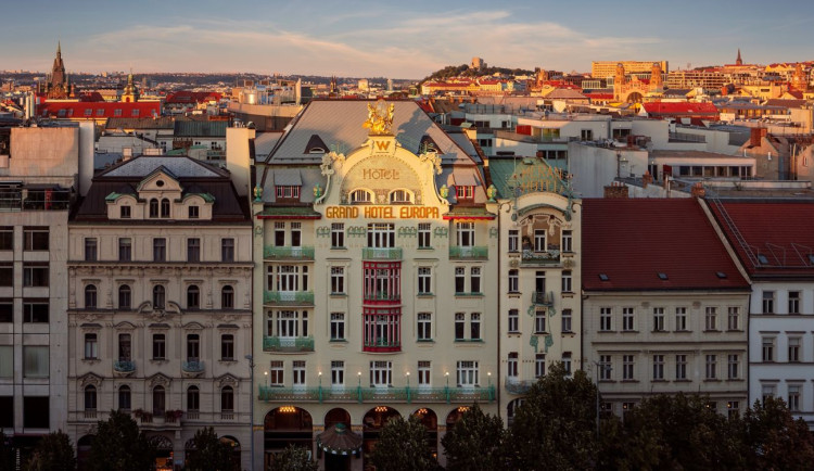 Zrekonstruovaný hotel Evropa na Václaváku v úterý otevřou, nově se jmenuje W Prague