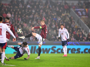 Fotbalisté Sparty podlehli v Lize mistrů doma Brestu 1:2