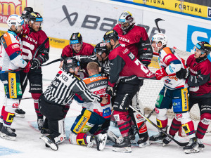 Hokejisté Sparty deklasovali Pardubice, doma vyhráli 8:1