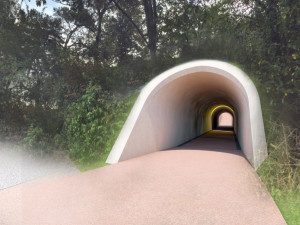 Původní návrh podchodu