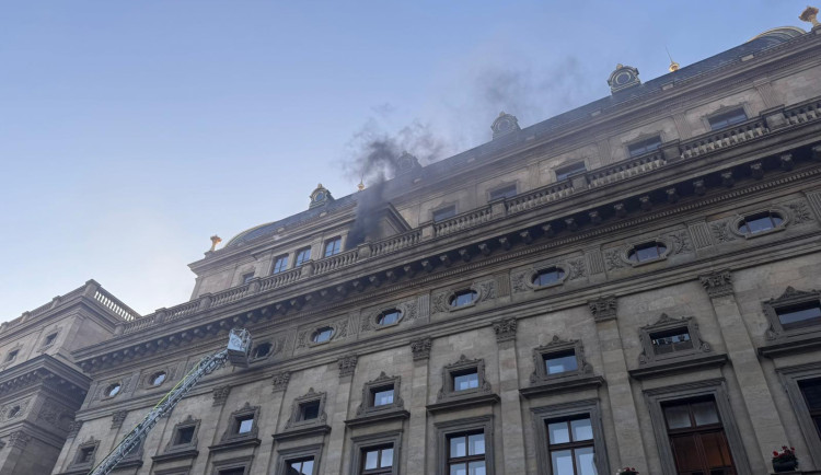 Požár v Národním divadle