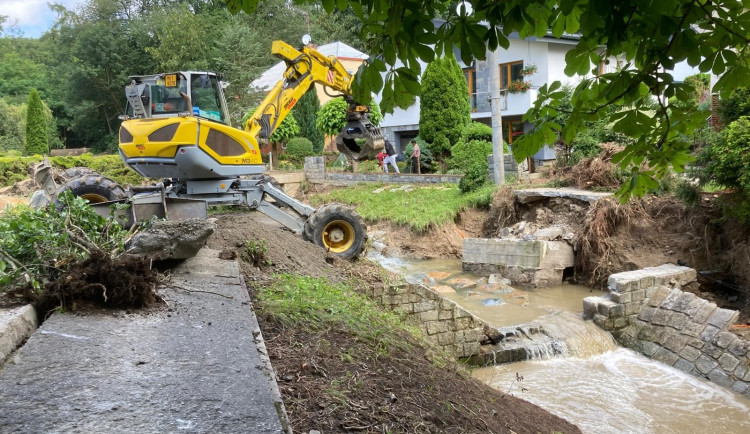 Po přívalových povodních na Přerovsku začali vodohospodáři připravovat opravy toků. Škody jsou za 70 milionů