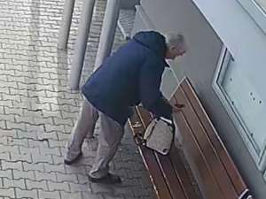 VIDEO: Senior okradl maminku, která šla s dítětem k lékaři. Z tašky jí vytáhl peněženku a zmizel