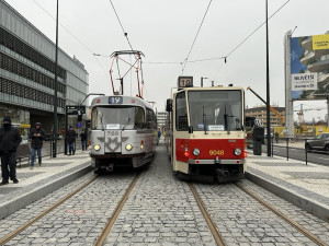 Prodloužená tramvajová trať na Pankrác je oficiálně otevřena