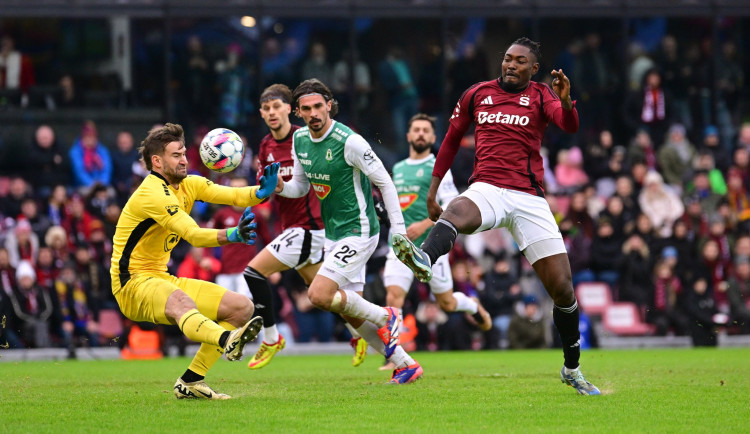 Sparta doma porazila Jablonec a přes zimu zůstane na třetí příčce tabulky