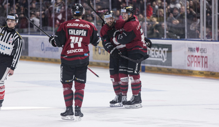 Hokejisté Sparty porazili Plzeň 4:0