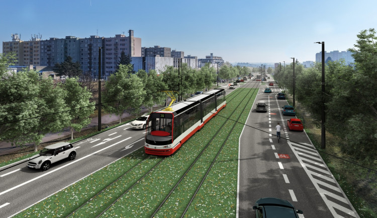 Stavba tramvajové tratě Libuš - Nové Dvory začne asi příští rok, dopravní podnik má povolení.