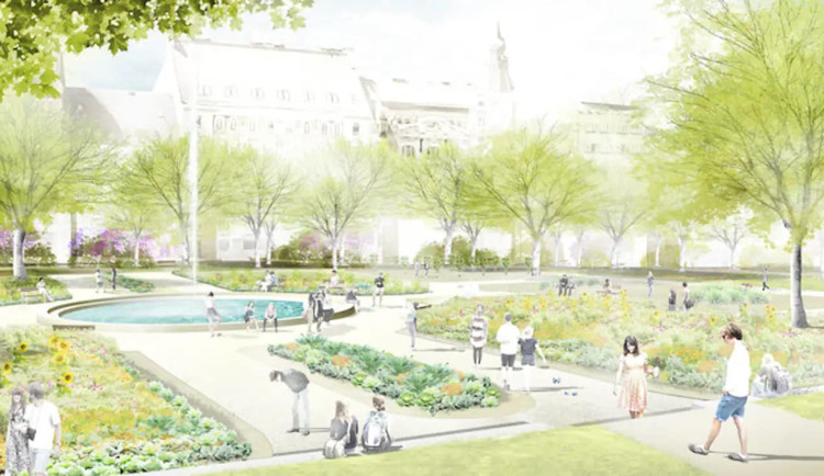 vizualizace revitalizace Karlova náměstí