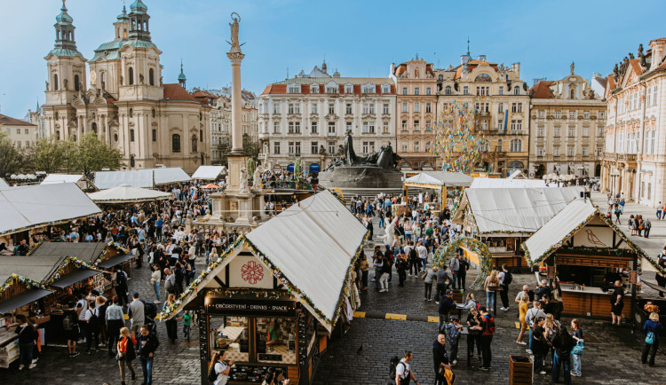 Velikonoční trhy na Staroměstském náměstí, foto Jakub Macháček