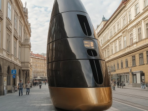 Brněnský orloj na Staromáku, tramvaj do Zlaté uličky a strážníci s drony. S aprílovými vtípky s i v Praze vyhráli