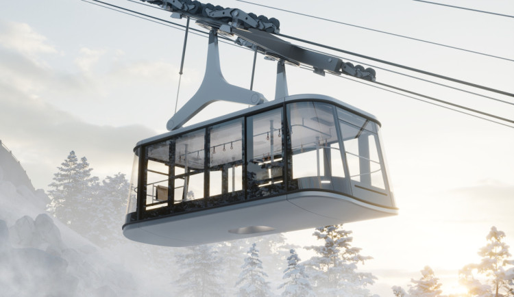 Liberec už má finální podobu lanovky na Ještěd. Od prezentovaného návrhu se liší jen v drobnostech