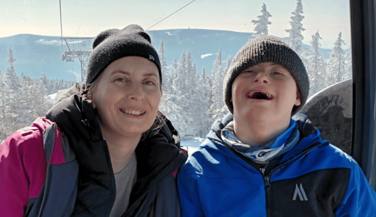 Daniela se synem Matějem.