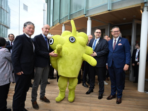 Na japonském Expu otevřeli český pavilon, navrhli ho architekti z Prahy