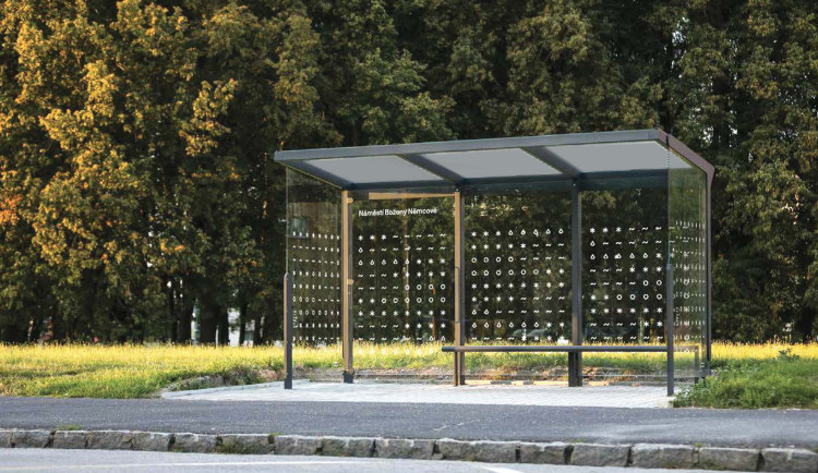 Jablonec vymění 15 autobusových čekáren MHD za nové, moderní a bezpečné