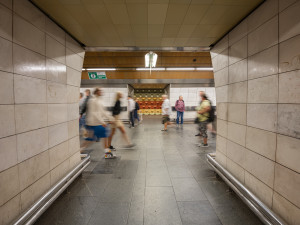 Stanice metra Muzeum byla uzavřena, prosákla tam voda