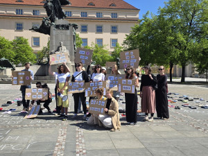 Prahu dnes ovládly akce spojené s potratovou tematikou, v akci je i antikonfliktní tým