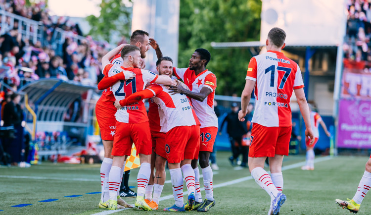 Slavia si výhrou 5:0 v Olomouci pojistila titul