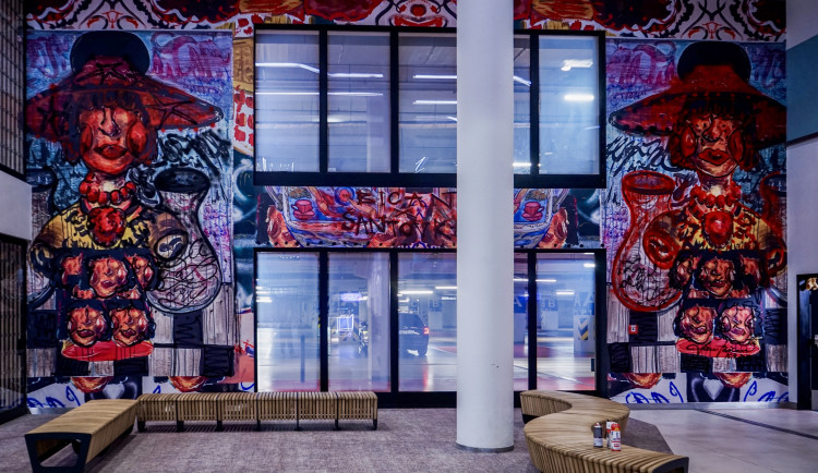 Šantovku oživil nový mural. Nese v sobě skrytý význam