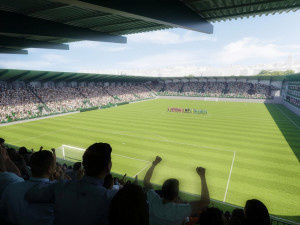 VIZUALIZACE: Nový stadion Bohemians dostal podobu, práce na Ďolíčku začnou už letos
