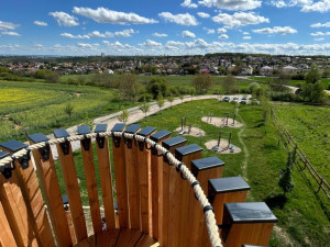 Nebušice mají novou rozhlednu, navrhli ji studenti architektury ČVUT