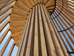 Nebušice mají novou rozhlednu, navrhli ji studenti architektury ČVUT