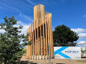 Nebušice mají novou rozhlednu, navrhli ji studenti architektury ČVUT