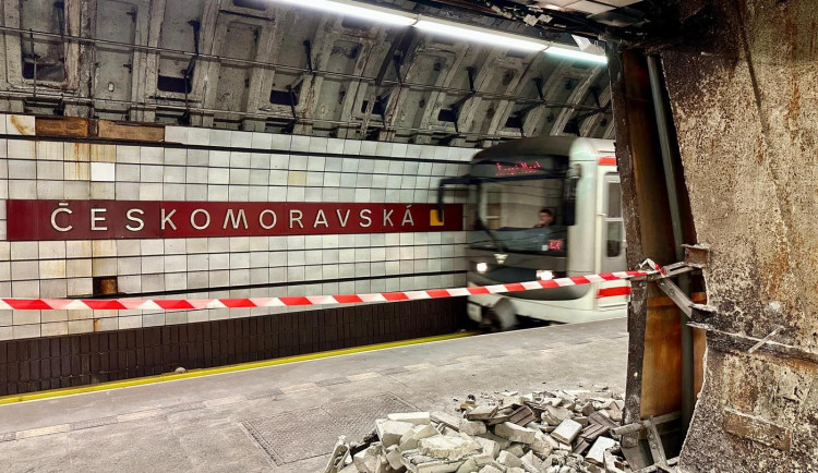 Českomoravská je od ledna zavřená, prochází rekonstrukcí.