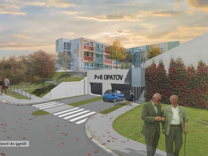 U metra Opatov začali stavět parkovací dům, vejde se do něj pět set aut