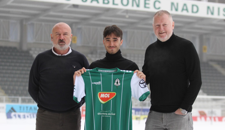 Michal Černák v Jablonci.