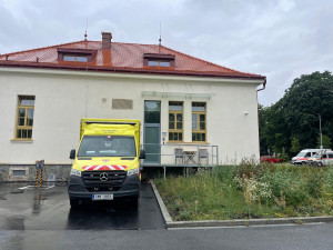 Záchranáři otevřeli novou základnu v areálu bohnické nemocnice
