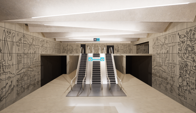 Stanice metra D Libuš